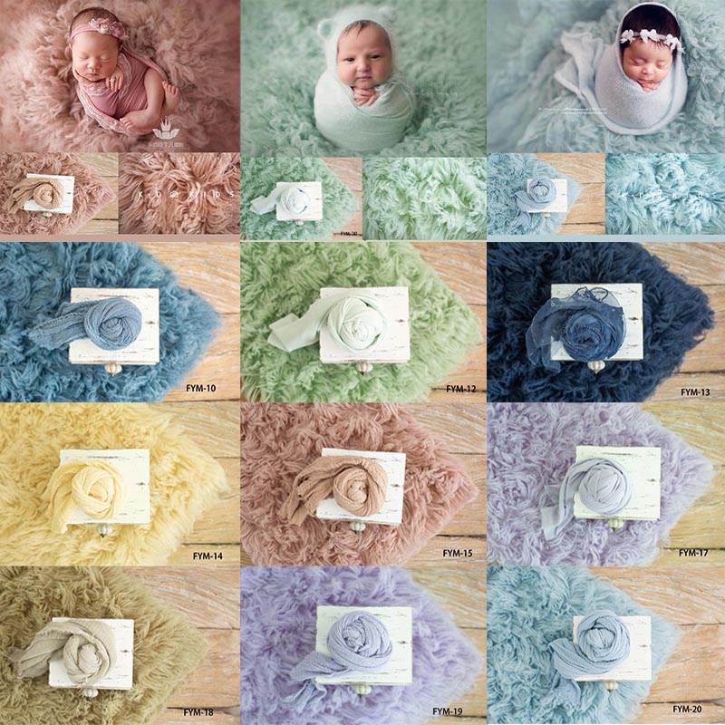 Photography Newborn - 신생아 사진 담요, 유아 컬링 그리스