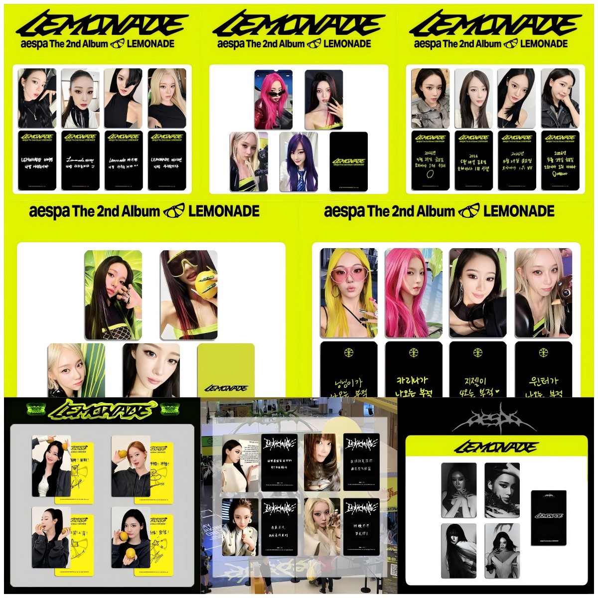Photography News - 4PCS 새로운 인기 KPOP 그룹 AESPA