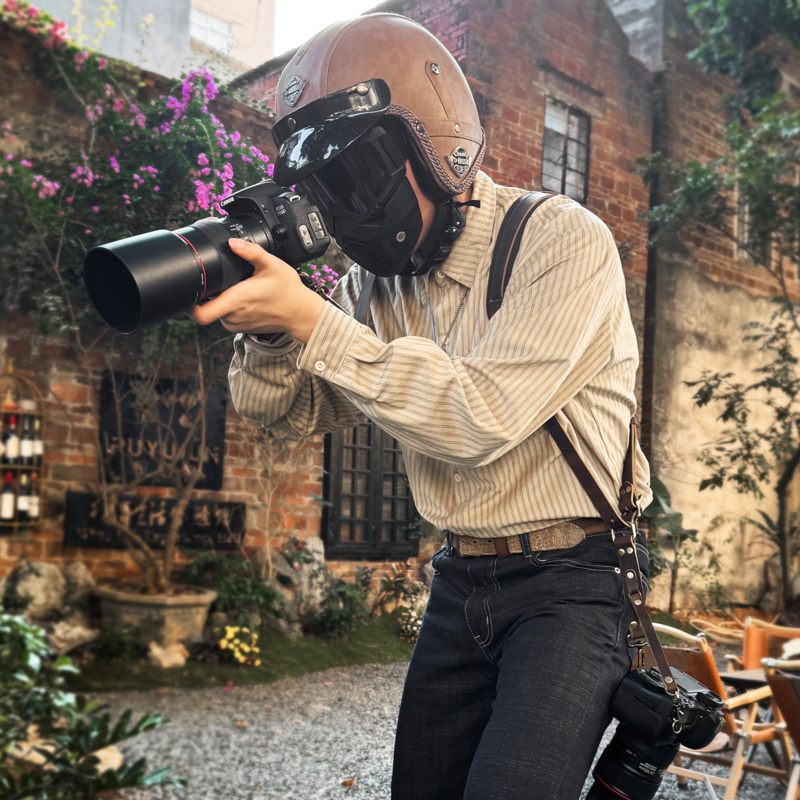 Photography Of A Man - 새로운 정품 가죽 카메라 스트랩 DSLR