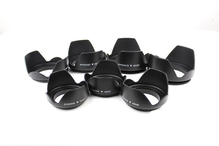 범용 렌즈 후드 49mm 52mm 58mm 55mm 6 - Lens Hood Petal 리뷰 및 가격