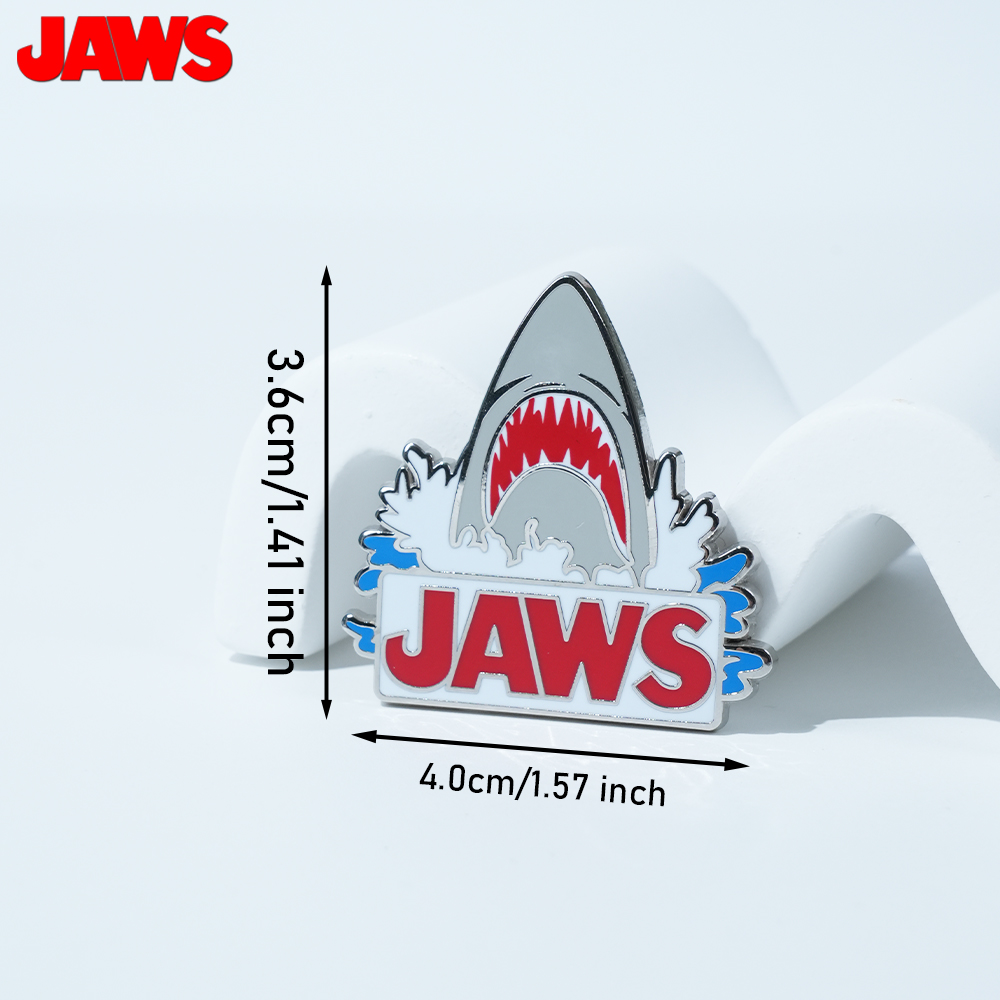 1PC JAWS 공식 라이선스 아연 합금 에나멜 핀 상 - Photography Year 리뷰 및 가격