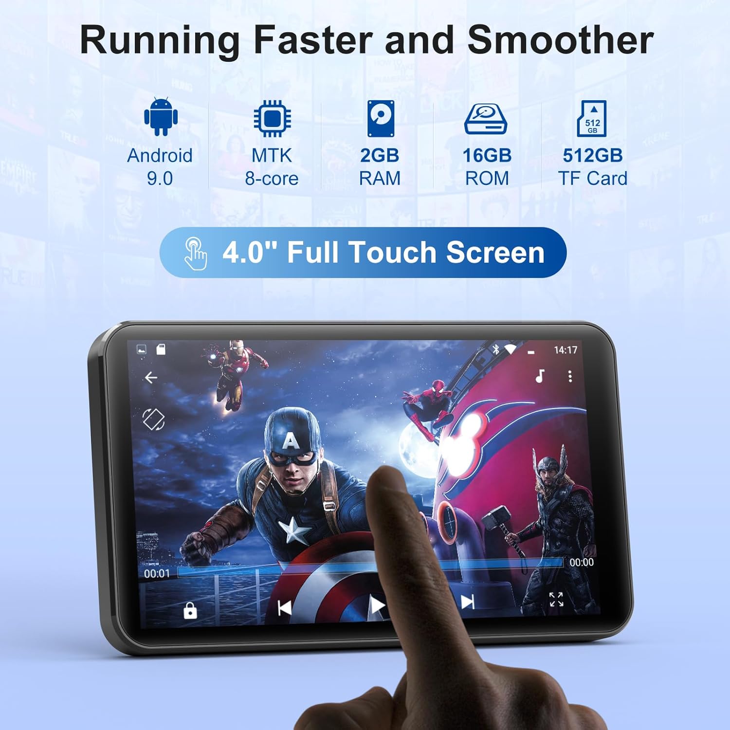 Bluetooth 및 WiFi가 포함된 MP3 플레이어 - Photography Game 리뷰 및 가격