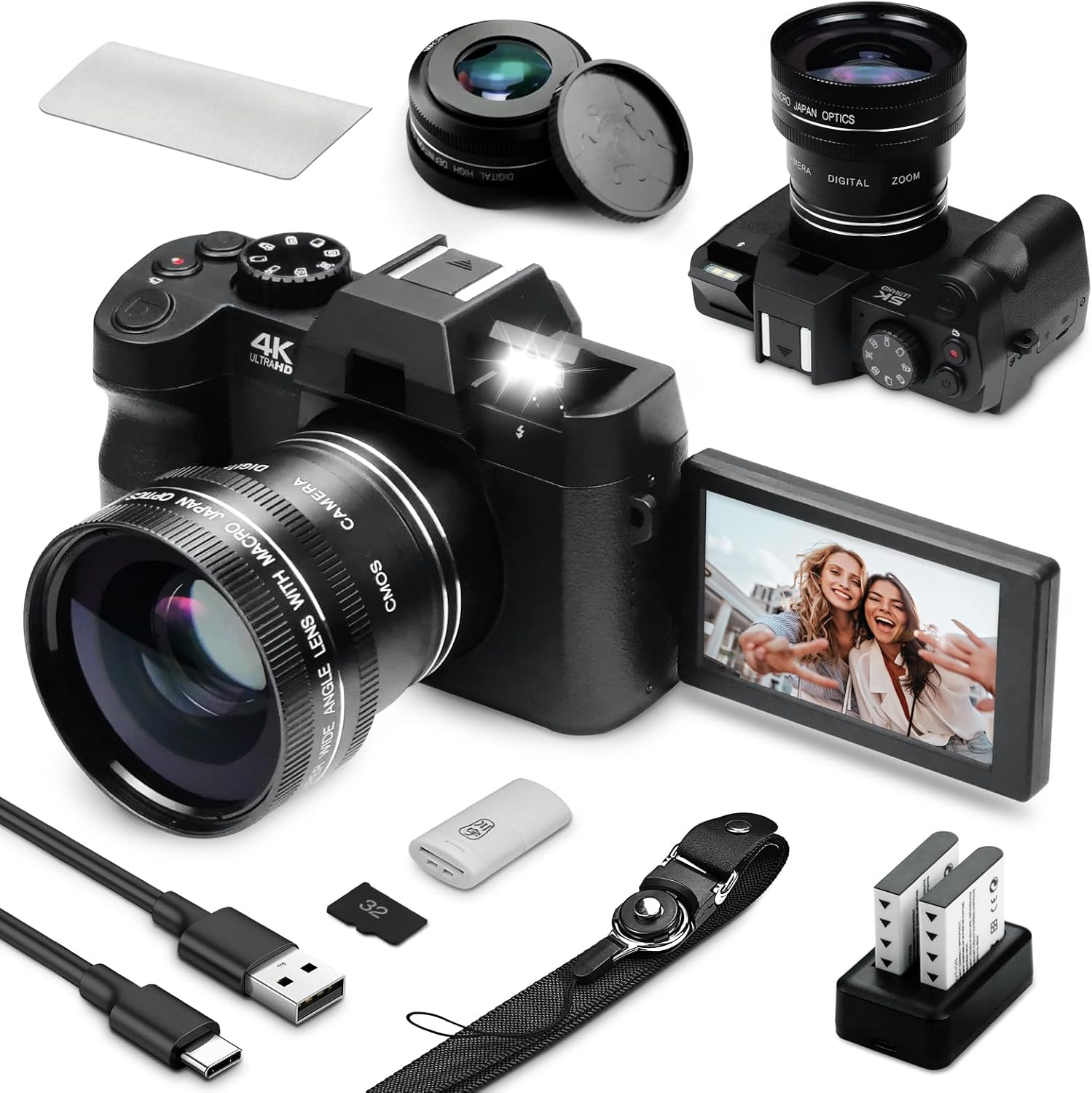 48MP 디지털 카메라 (WiFi 및 자동 초점 기능, - Photography Youtube 리뷰 및 가격
