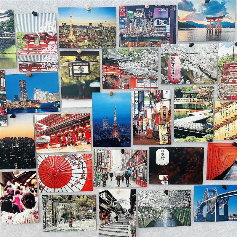 30개 10x14cm 여행 풍경 사진 엽서 DIY 벽  - Photography Journal 리뷰 및 가격