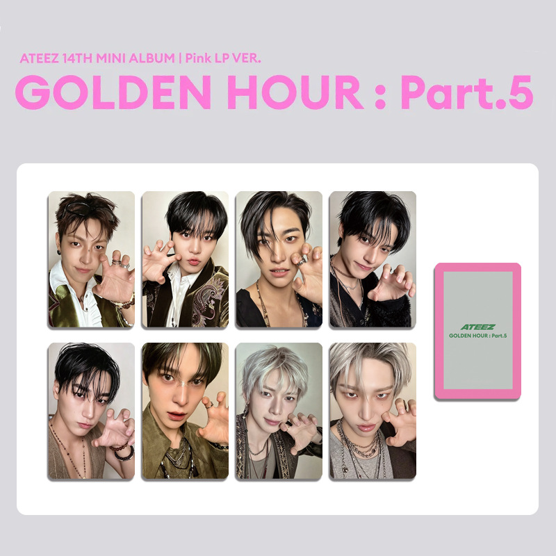 8개/세트 아이돌 보이즈 ATEEZ 새 앨범 