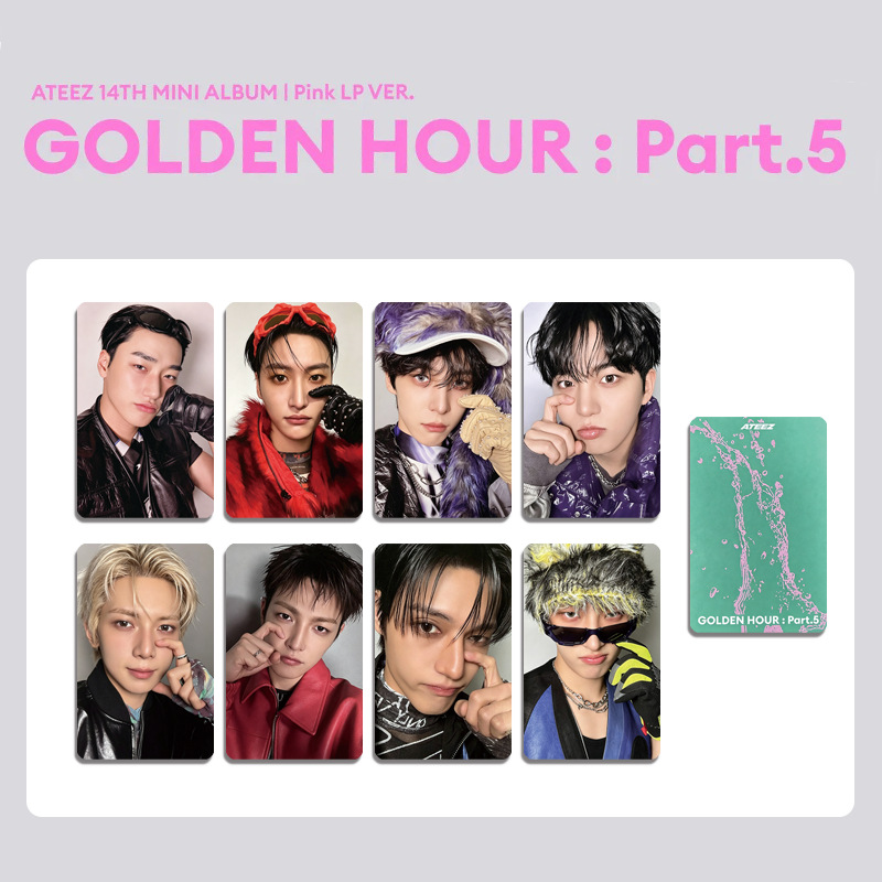 8개/세트 아이돌 보이즈 ATEEZ 새 앨범 