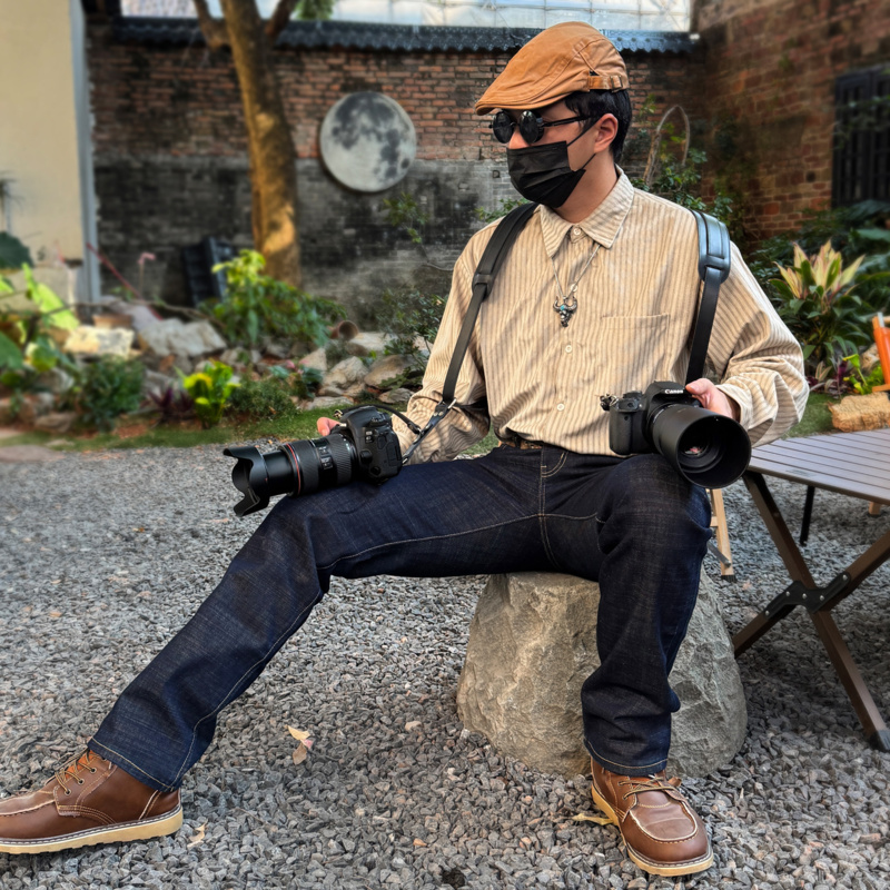 새로운 정품 가죽 카메라 스트랩 DSLR 사진 촬영용  - Photography Of A Man 리뷰 및 가격