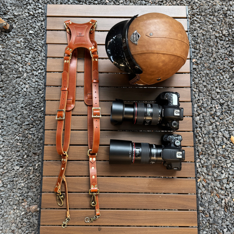 새로운 정품 가죽 카메라 스트랩 DSLR 사진 촬영용  - Photography Of A Man 리뷰 및 가격